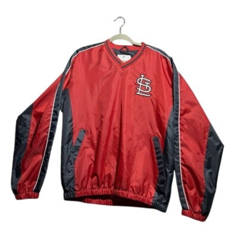 Vintage Y2K Genuine Merchandise‎ St. Louis Cardinals V-Neck Pullover Adult M MLB